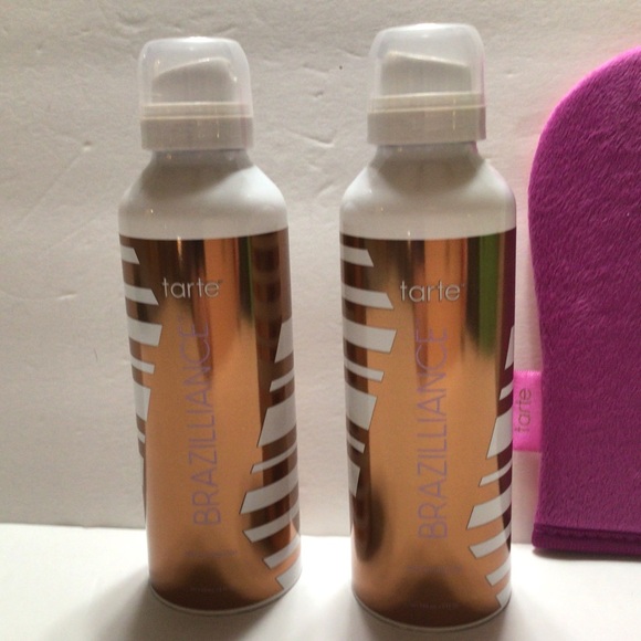Tarte Brazillance Self Tanning Mist 5 Fl Oz Set of 2 with Mitt - Picture 3 of 4